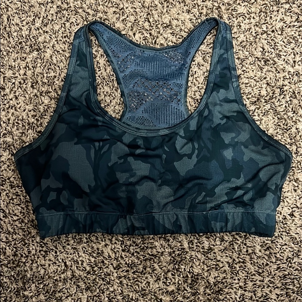 ZYIA Green Performance Sports Bra Racerback